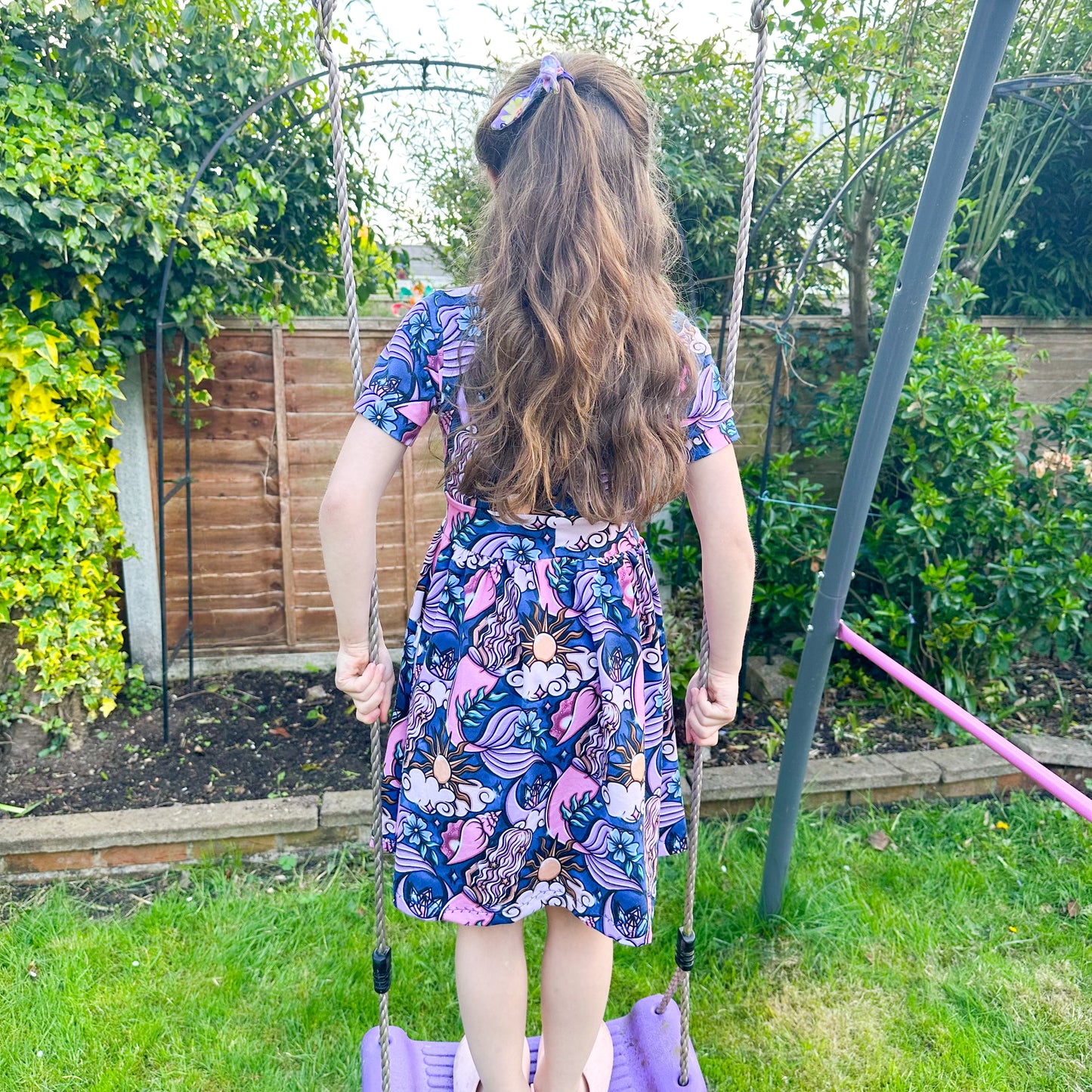 Kids Short Sleeve Midi Dress