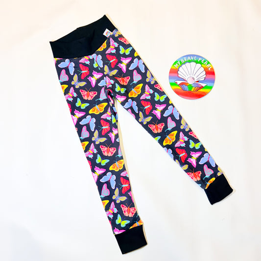 Ready To Ship 6-7Y Butterflies Leggings