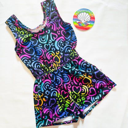Adults Elasticated Waist Playsuit- Curve Fit