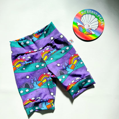 Ready To Ship 5-6Y Night Trains Jogger Shorts