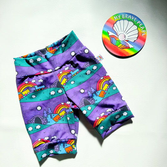 Ready To Ship 5-6Y Night Trains Jogger Shorts