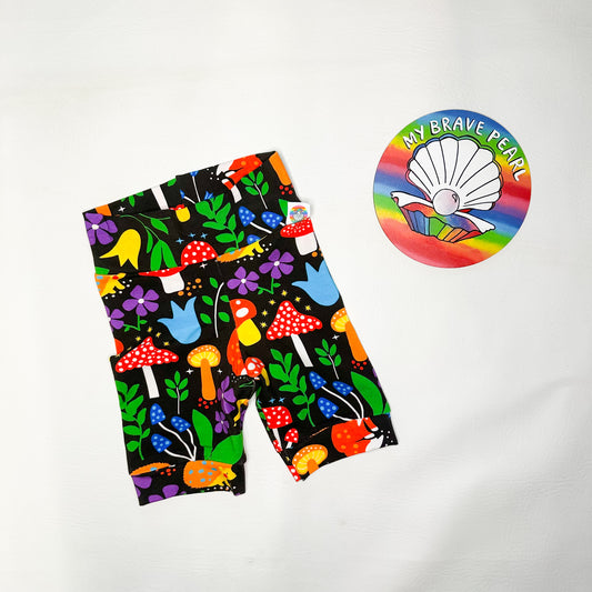 Ready To Ship 3-4Y Bright Animals Cycling Shorts