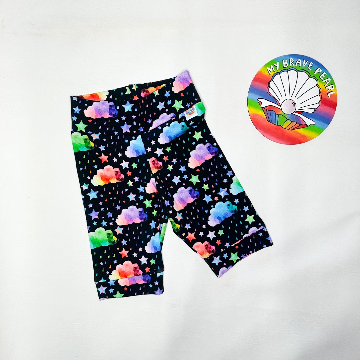 Ready To Ship 4-5Y Kids Kaleidoscope Skies Cycling Shorts