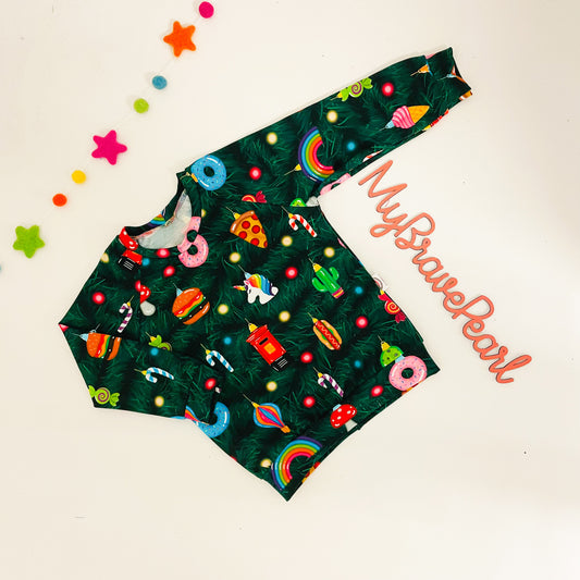 Ready To Ship 6-7Y Kitchmas Christmas Sweatshirt