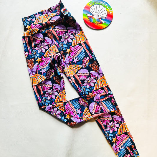 Ready To Ship 10-11Y Cupcake Fairy Leggings