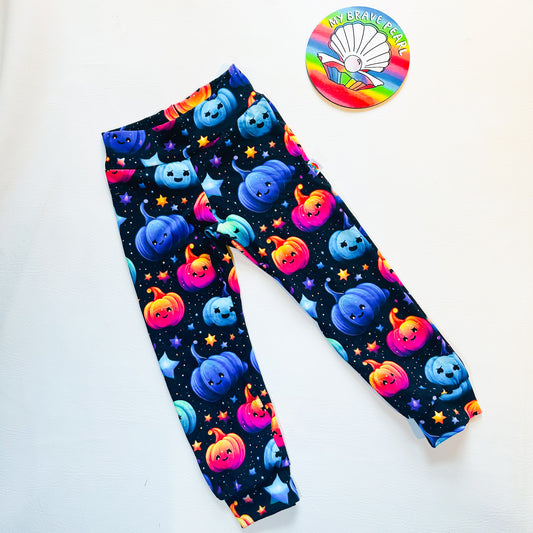 Ready To Ship 4-5Y Neon Pumpkins Joggers