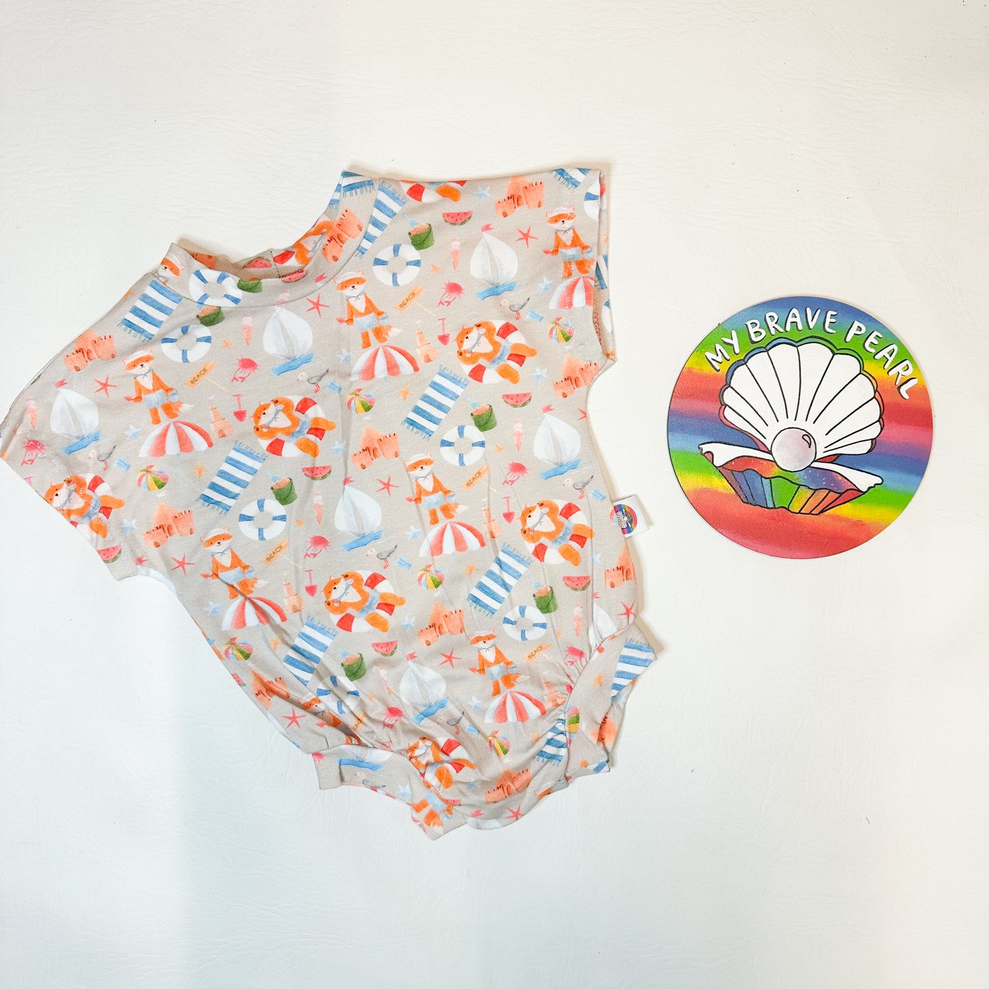 Ready To Ship Beach Days Tee Rompers