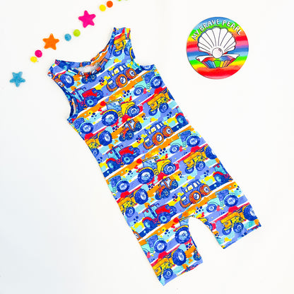 Kids Sleeveless Romper/Unitard