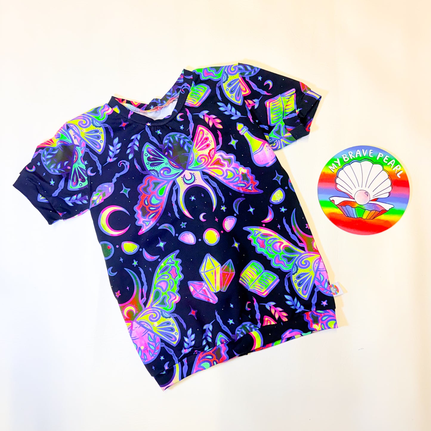 Ready To Ship 6-7Y Rainbow Beetle Tee