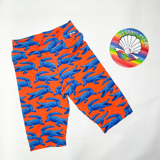 Ready To Ship 10-11Y Crocodile Cycling Shorts