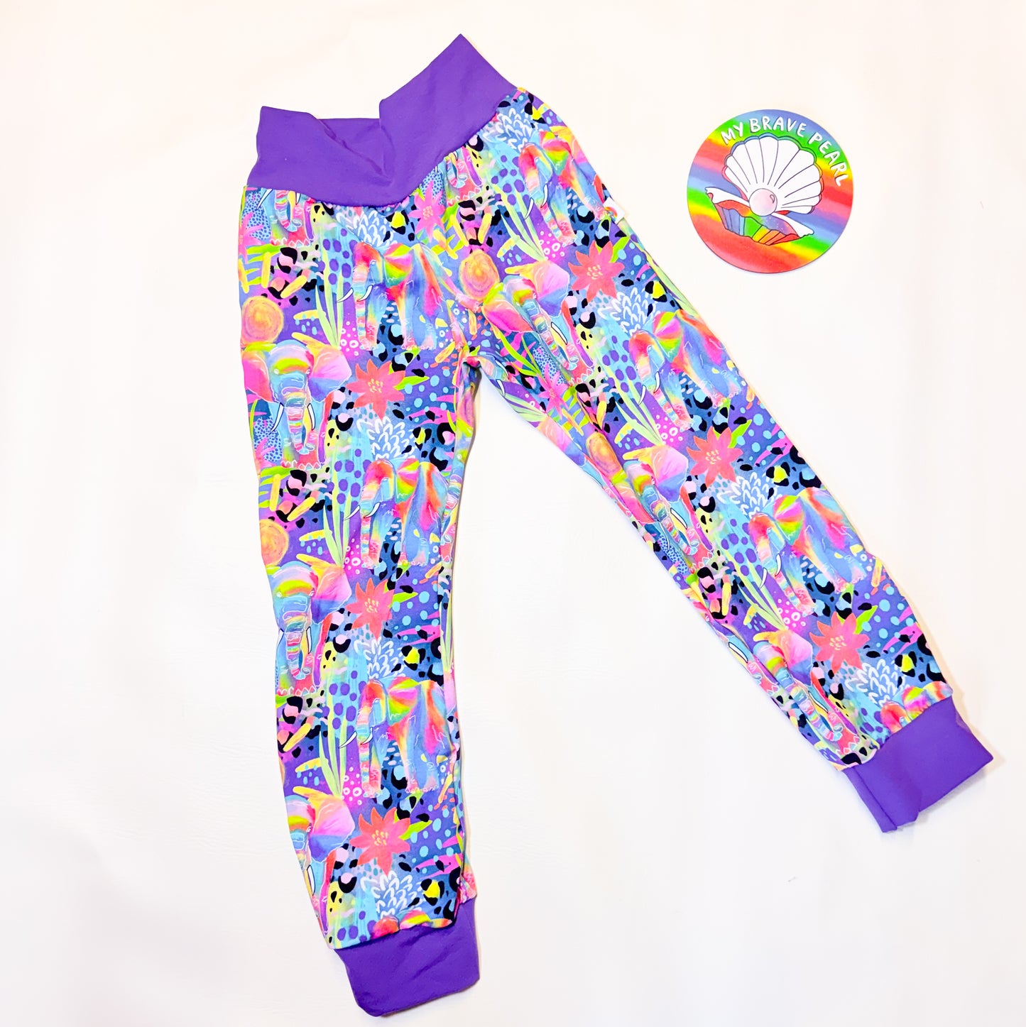 Ready To Ship 9-10Y Rainbow Nelly Joggers