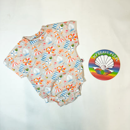 Ready To Ship Beach Days Tee Rompers