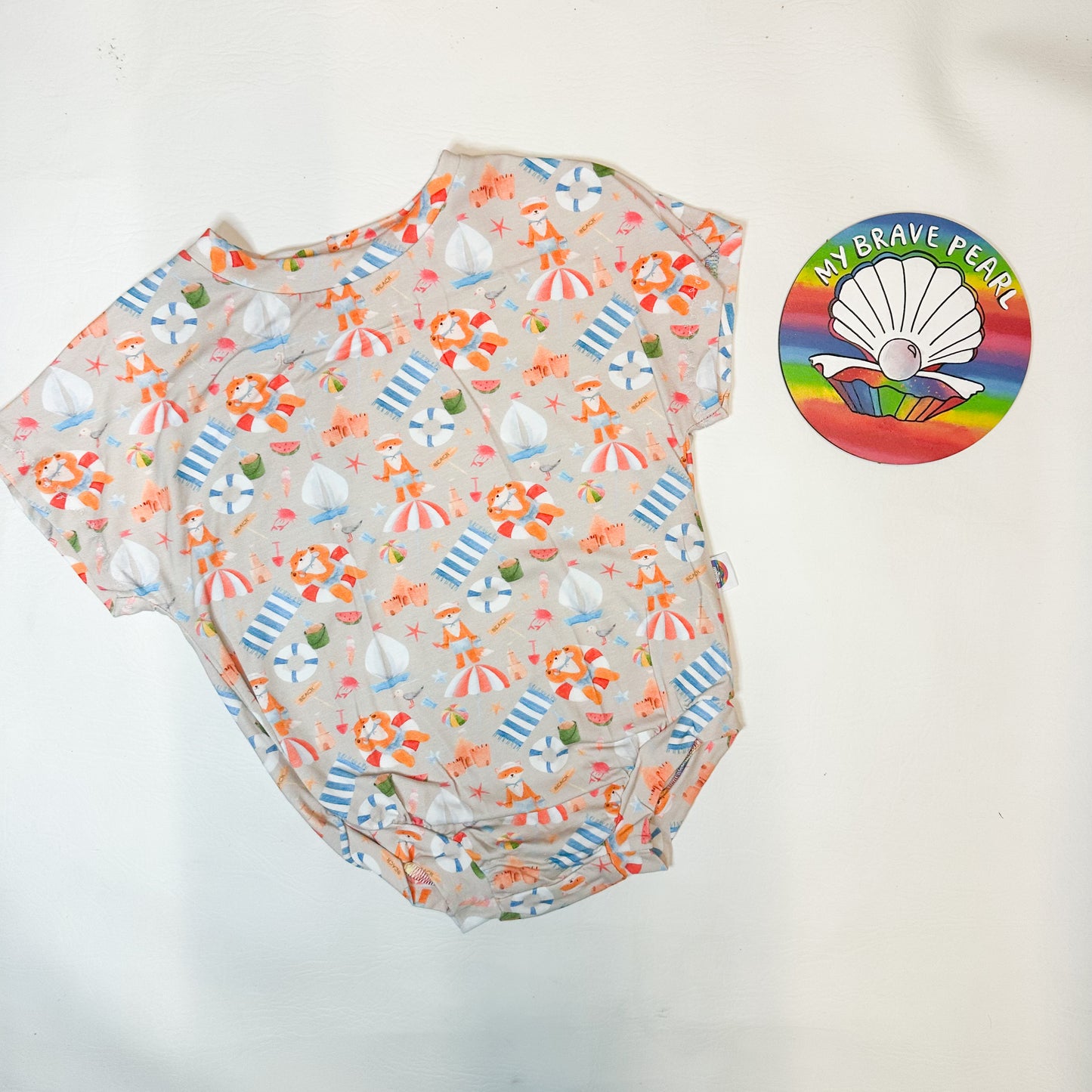 Ready To Ship Beach Days Tee Rompers