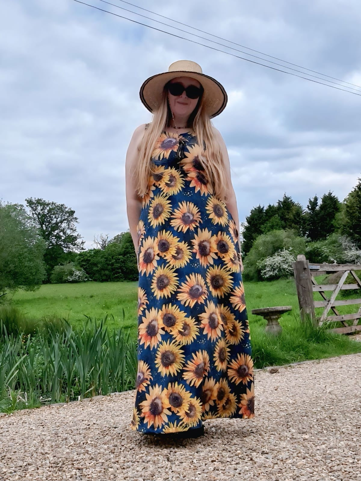 Adults Short Sleeve Maxi Dress - Curve Fit