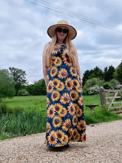 Adults Short Sleeve Maxi Dress - Curve Fit