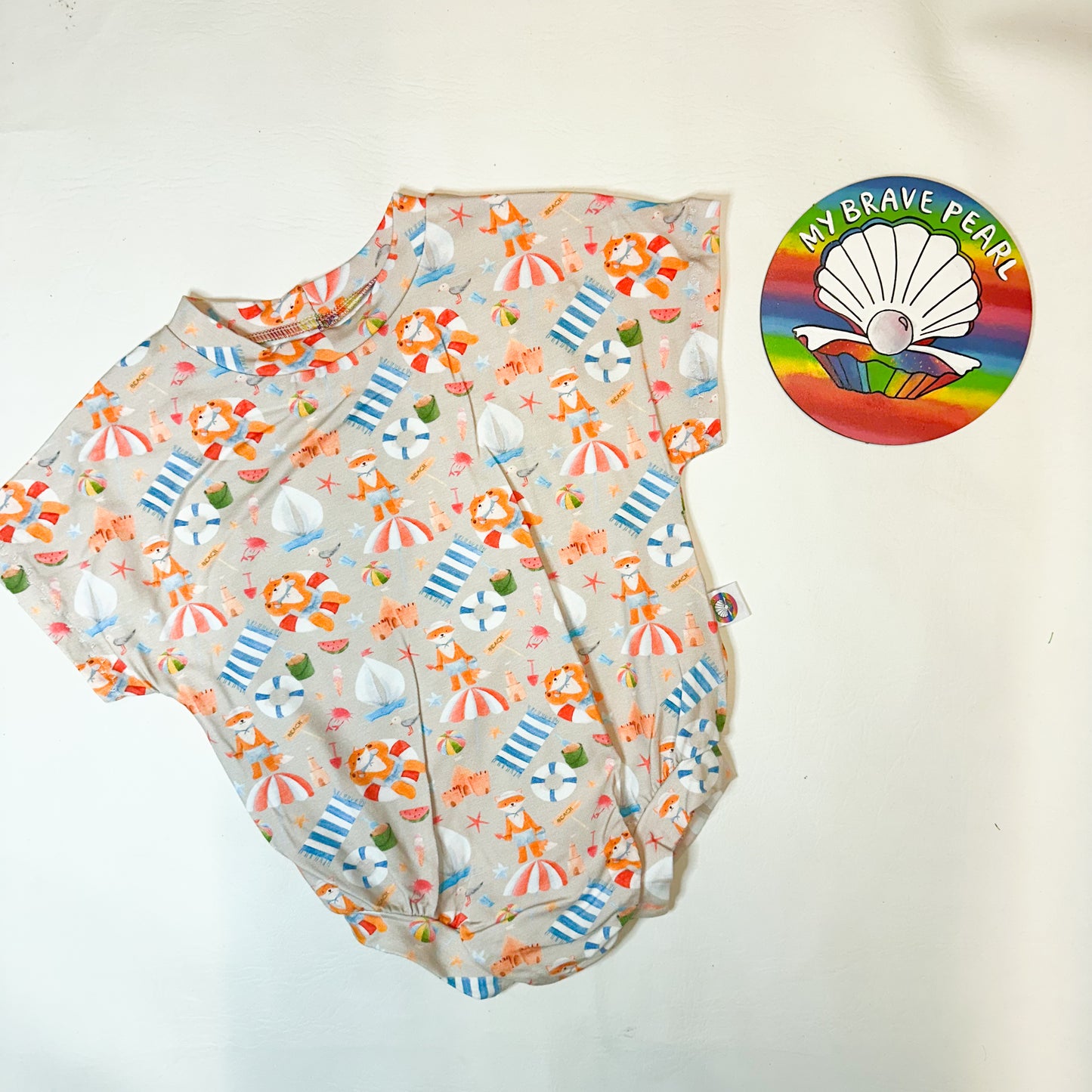 Ready To Ship Beach Days Tee Rompers