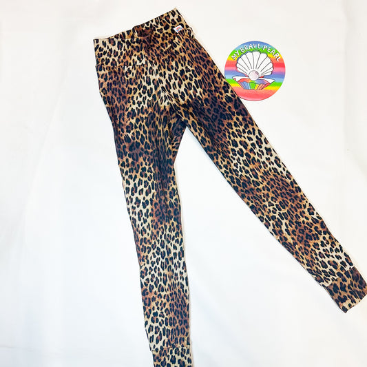 Ready To Ship 9-10Y Leopard Leggings