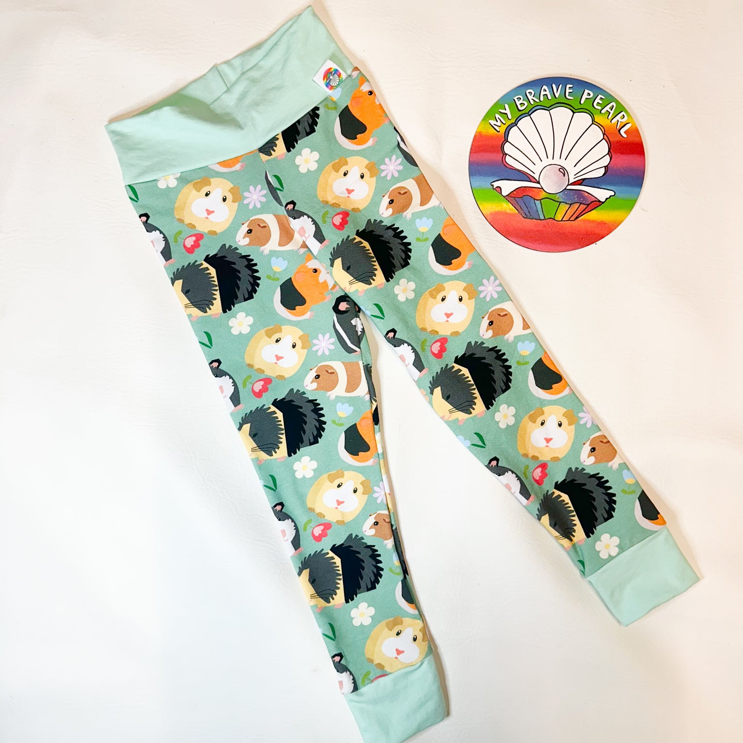 Ready To Ship 3-4Y Guinea Pig Leggings