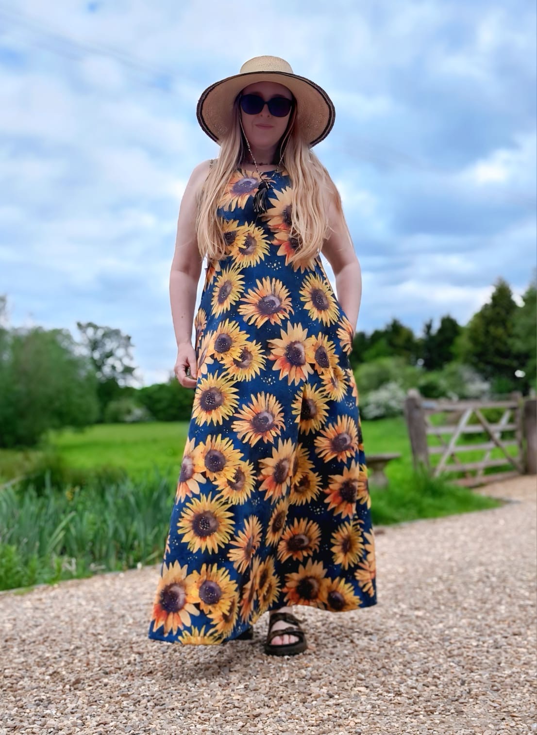 Adults Short Sleeve Maxi Dress - Curve Fit