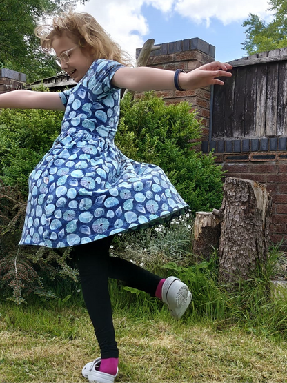 Kids Short Sleeve Midi Dress