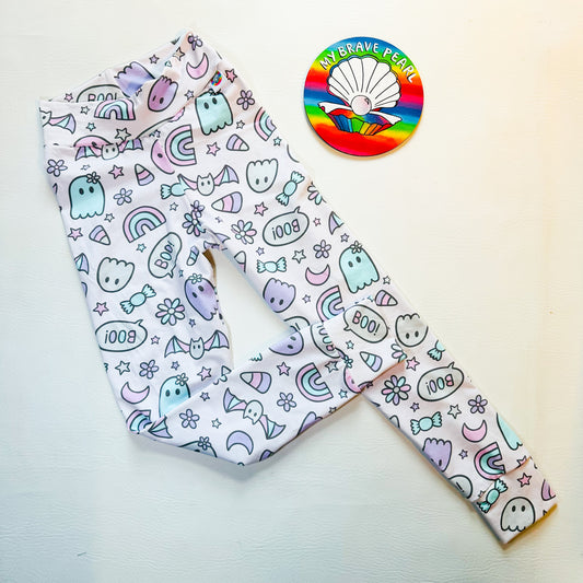 Ready To Ship 7-8Y Just Boo Cute Leggings