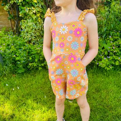 Kids Flutter Shoulder Playsuit