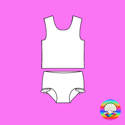 Kids Preorder Reversible Tankini Set