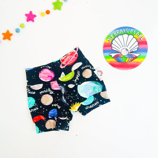 Ready To Ship 4-5Y Kids Space Shortie Jogger Shorts