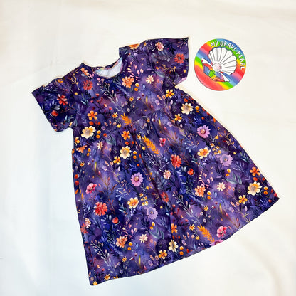 Kids Short Sleeve Dotty Dress