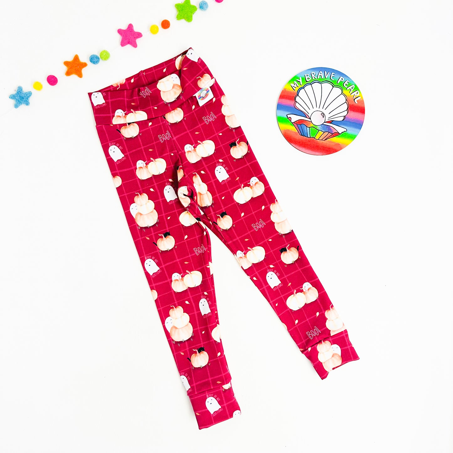 Ready To Ship 3-4Y Hide and Spook Leggings