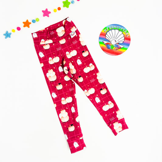 Ready To Ship 3-4Y Hide and Spook Leggings