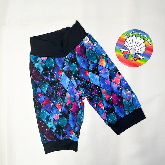 Ready To Ship 11-12Y Galaxy Diamonds Cycling Shorts