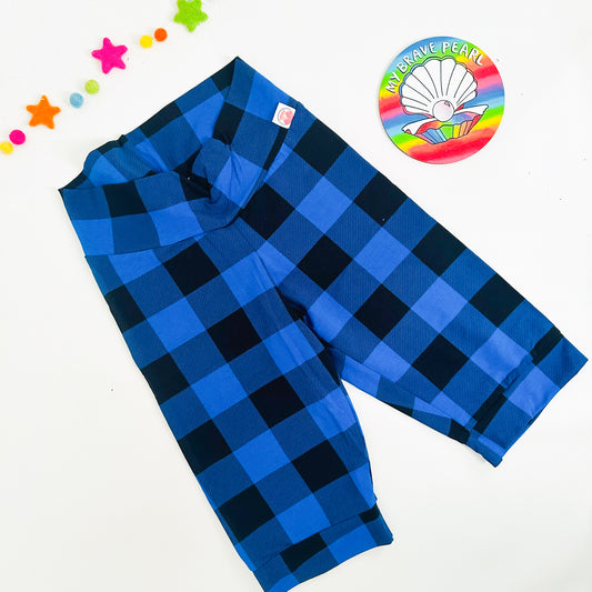 Ready To Ship XL Adult Royal Lumberjack Cycling Shorts