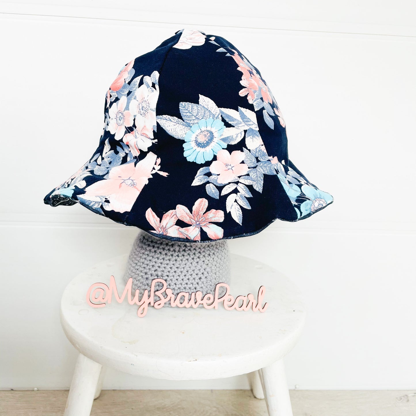 Reversible Ponytail Petal Sun Hats