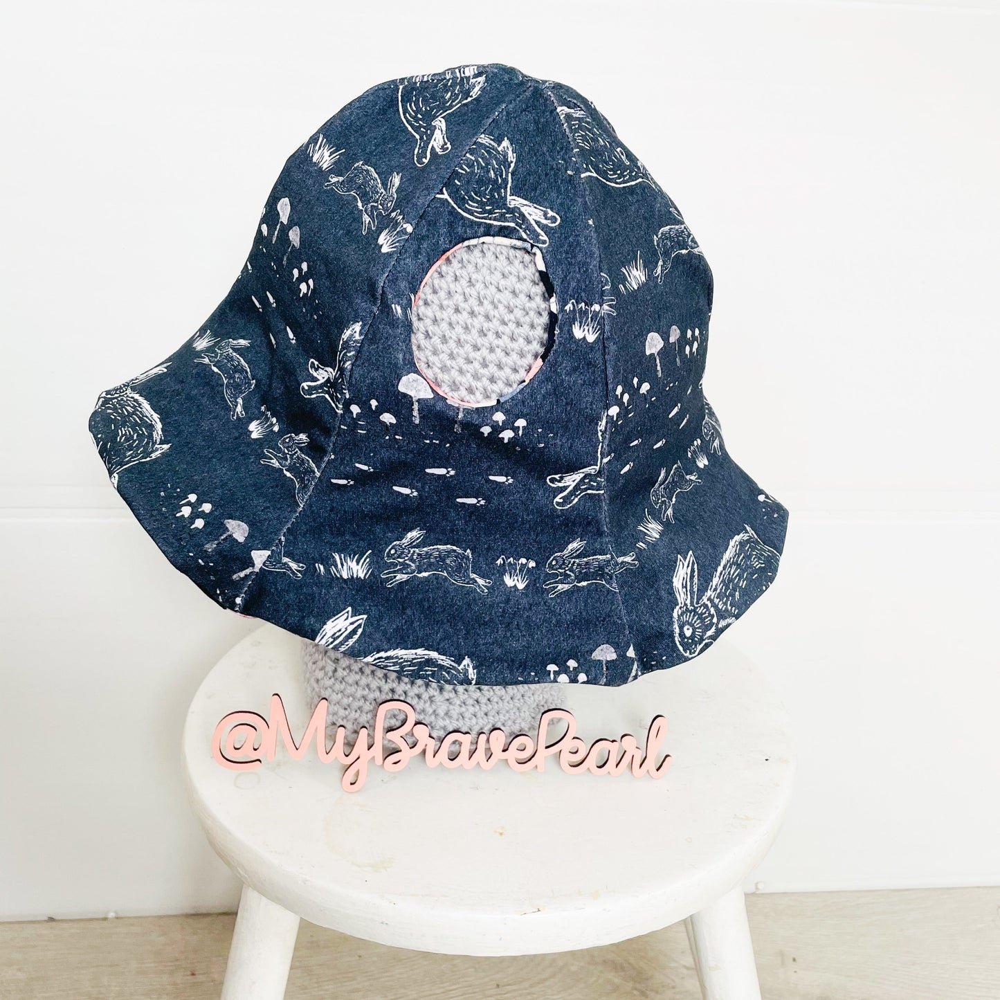 Reversible Ponytail Petal Sun Hats