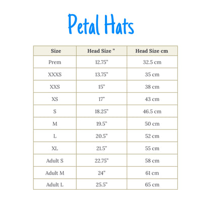 Reversible Ponytail Petal Sun Hats