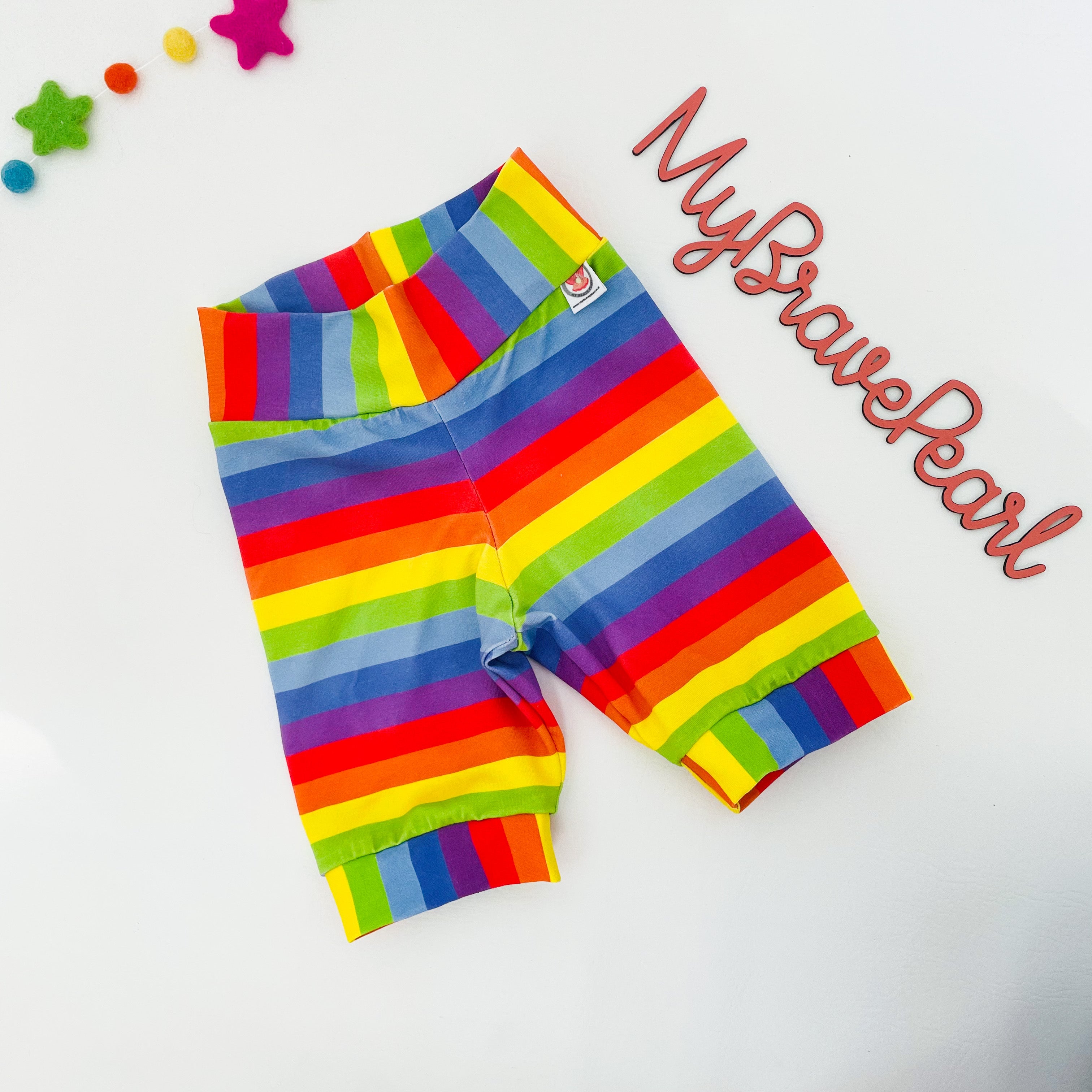 Rainbow biker hot sale shorts h&m