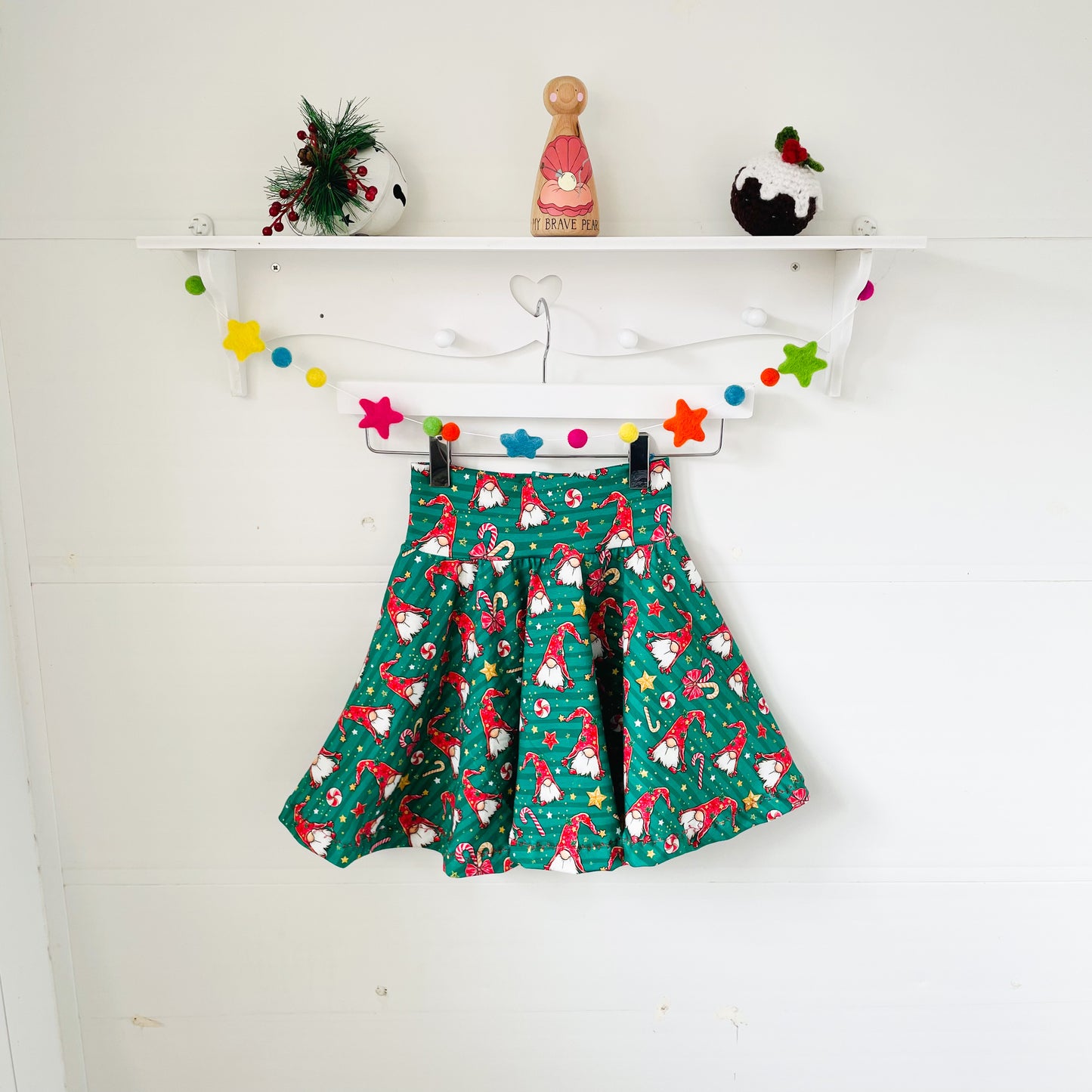 Kids Christmas Twirly Skirt