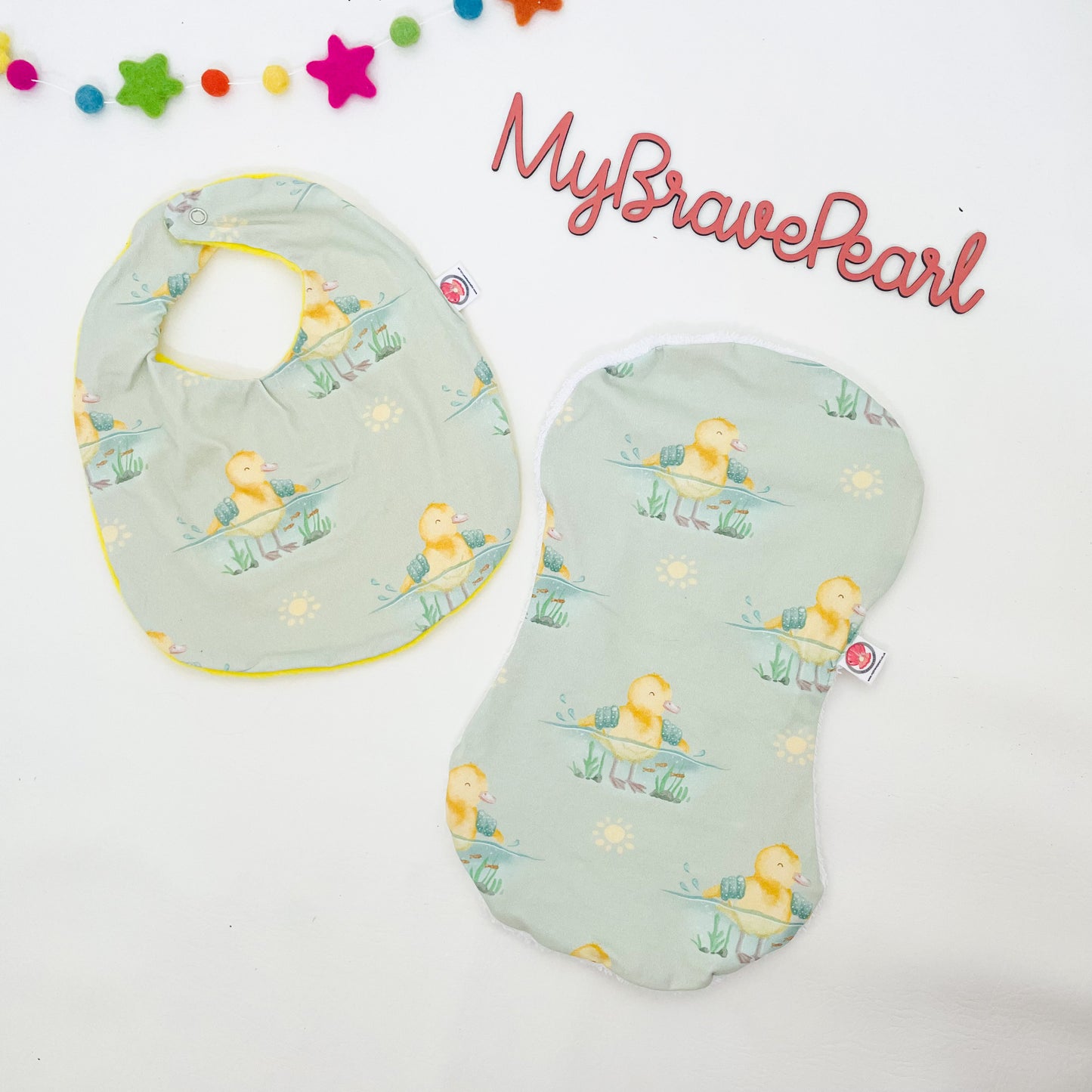BP Baby Bib and Burp Cloth Gift Sets