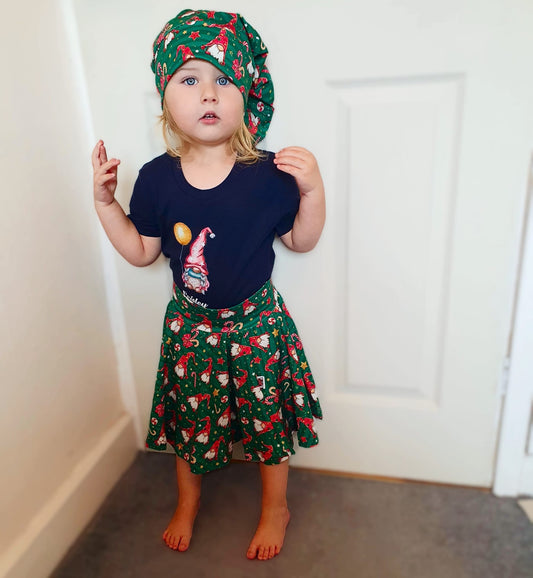 Kids Christmas Twirly Skirt