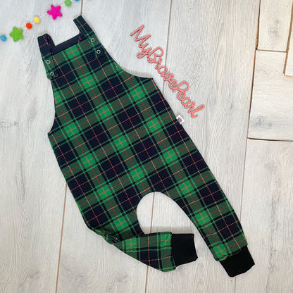 Kids Christmas Dungarees