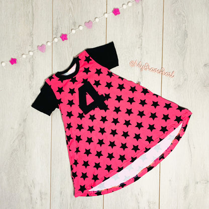 Kids Short Sleeve Swing Dress