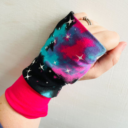 Christmas Fingerless Handwarmer Mittens